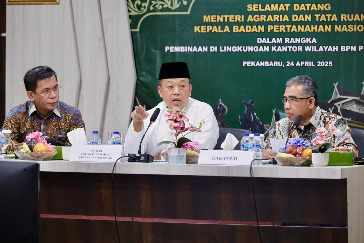 Riau Butuh Revolusi Agraria! Menteri Nusron Desak Percepatan Penyelesaian HGU dan Pemetaan Tanah