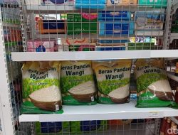 Panik!  Beras Hilang dari Rak Minimarket, Tinggal Merek Ini Saja!