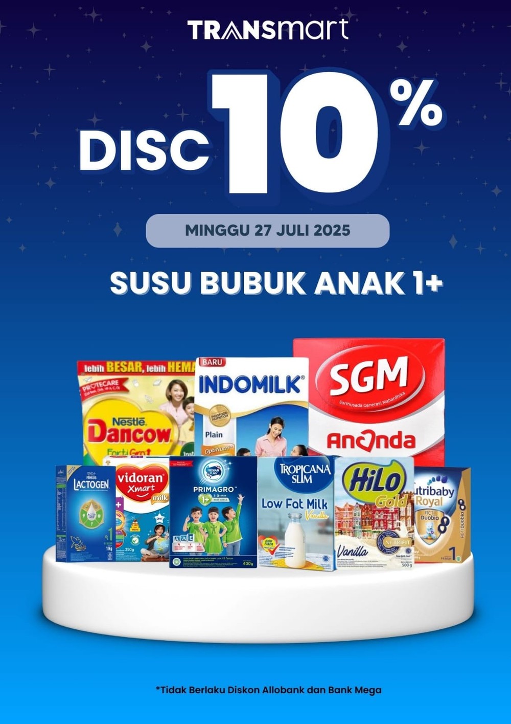 Rebutan Susu Anak Harga Miring! Transmart Full Day Sale Bikin Dompet Tersenyum!