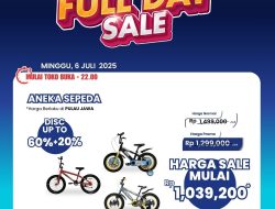 Gowes Hemat! Diskon Sepeda Sampai Rp450 Ribu di Transmart!