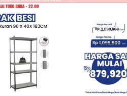 Borong Rak Besi Murah Meriah! Diskon Jutaan Rupiah Menanti!