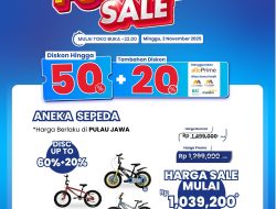 Gowes Hemat! Sepeda Impian Turun Harga di Transmart Full Day Sale