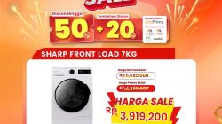 Wajib Serbu! Mesin Cuci Sharp 7 Kg Diskon Rp 1,7 Juta di Transmart!