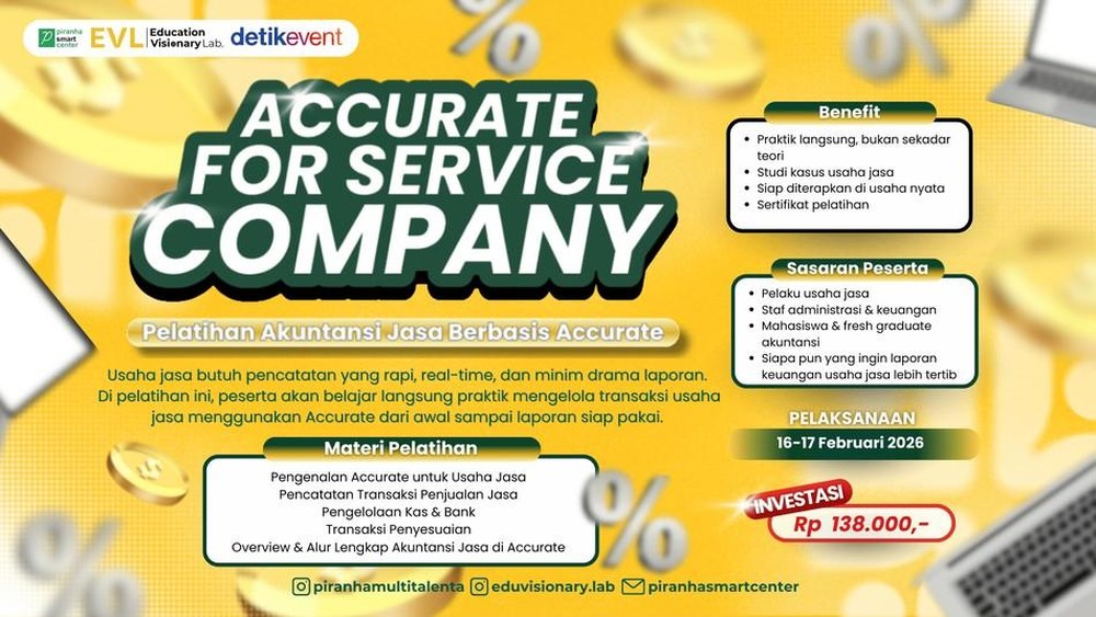 Bisnis Jasa Auto Melejit! Kuasai Accurate, Keuangan Rapi & Cuan!